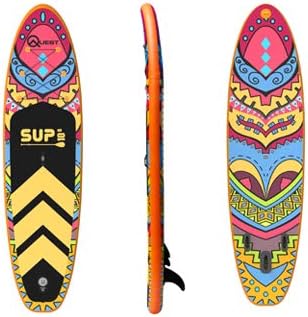 Inflatable Stand-Up Paddle Board, 320x81x15cm, Heavy-Duty PVC Layer Q632