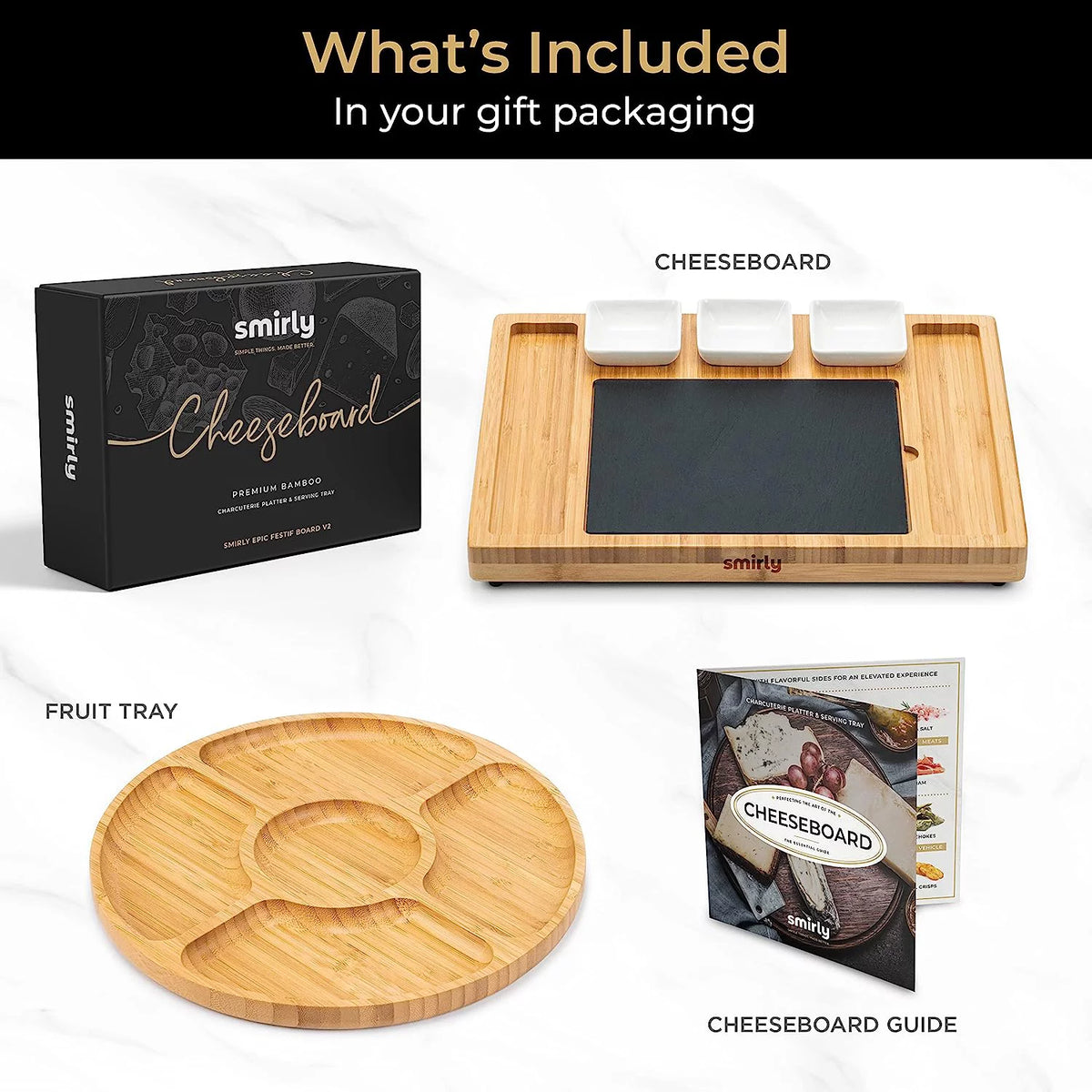 Bamboo Cheese Board and Knife Set Y9271