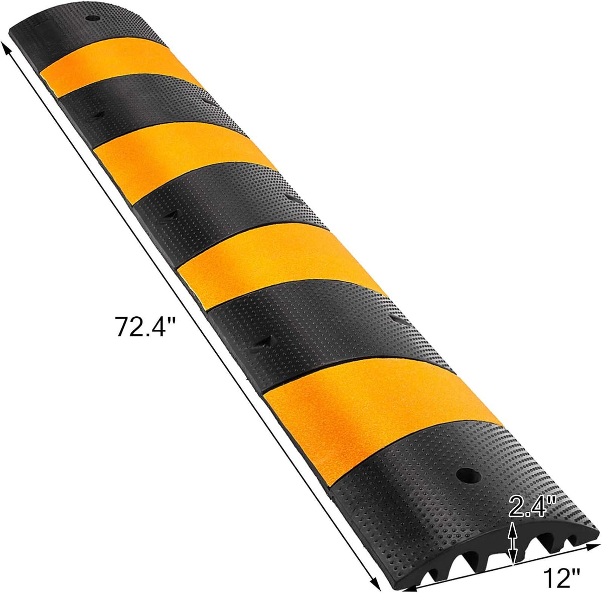 2pcs 6 Feet Heavy Duty Cable Protector Ramp T61531
