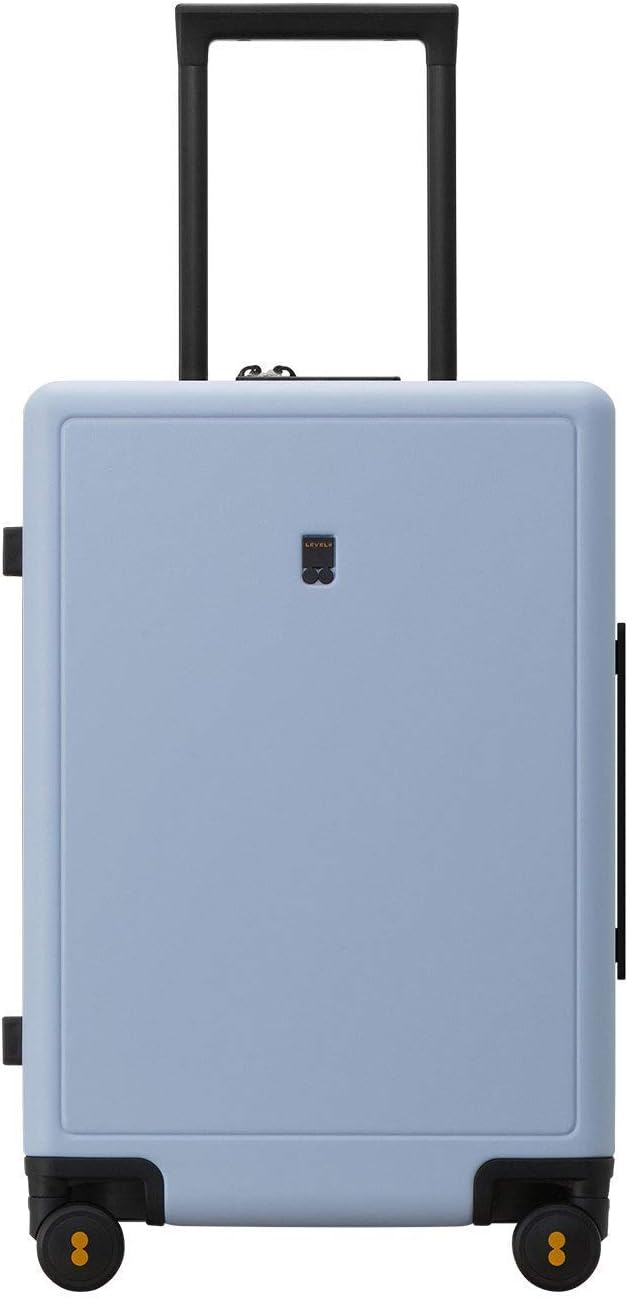 Light Blue Hardshell Luggage Set, 20" Carry-On and 24" Checked Medium Luggage Q6237