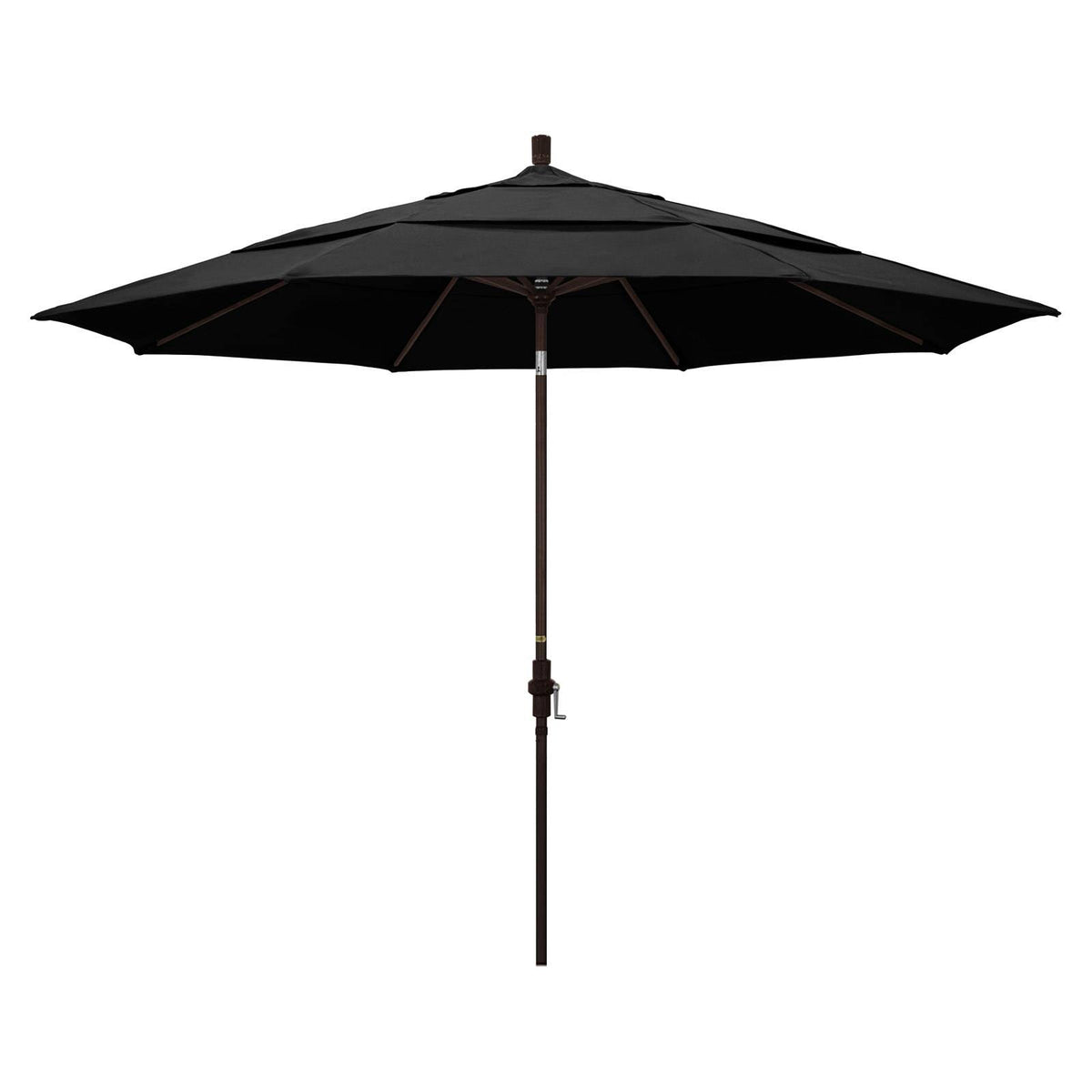 11 ft. Aluminum Market Patio Umbrella Black T699