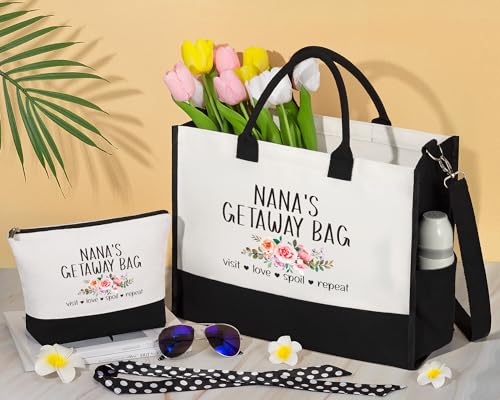 Canvas Tote Bag & Makeup Bag Gift Set Q9667
