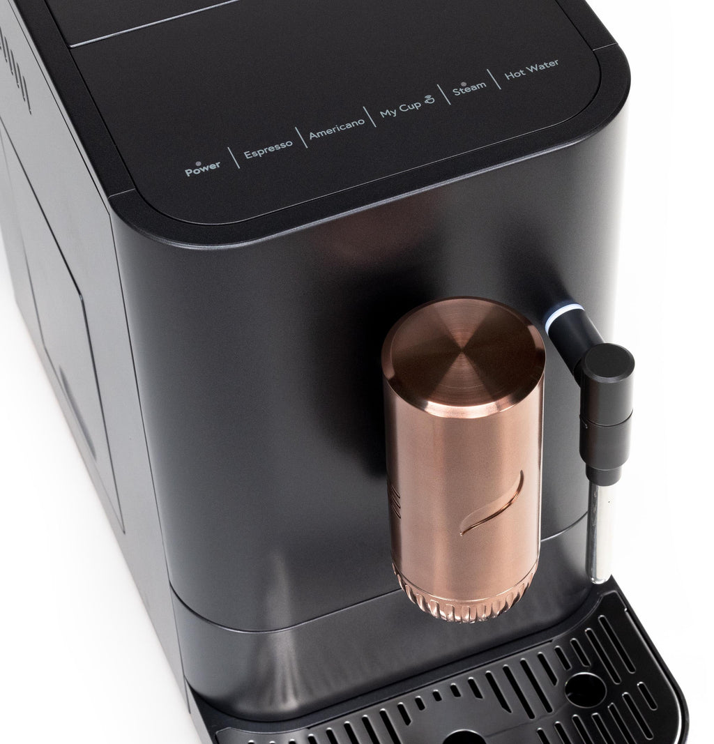 Automatic Espresso Machine with Milk Frother and Bean Grinder, Matte White 1.2 Liter L733596