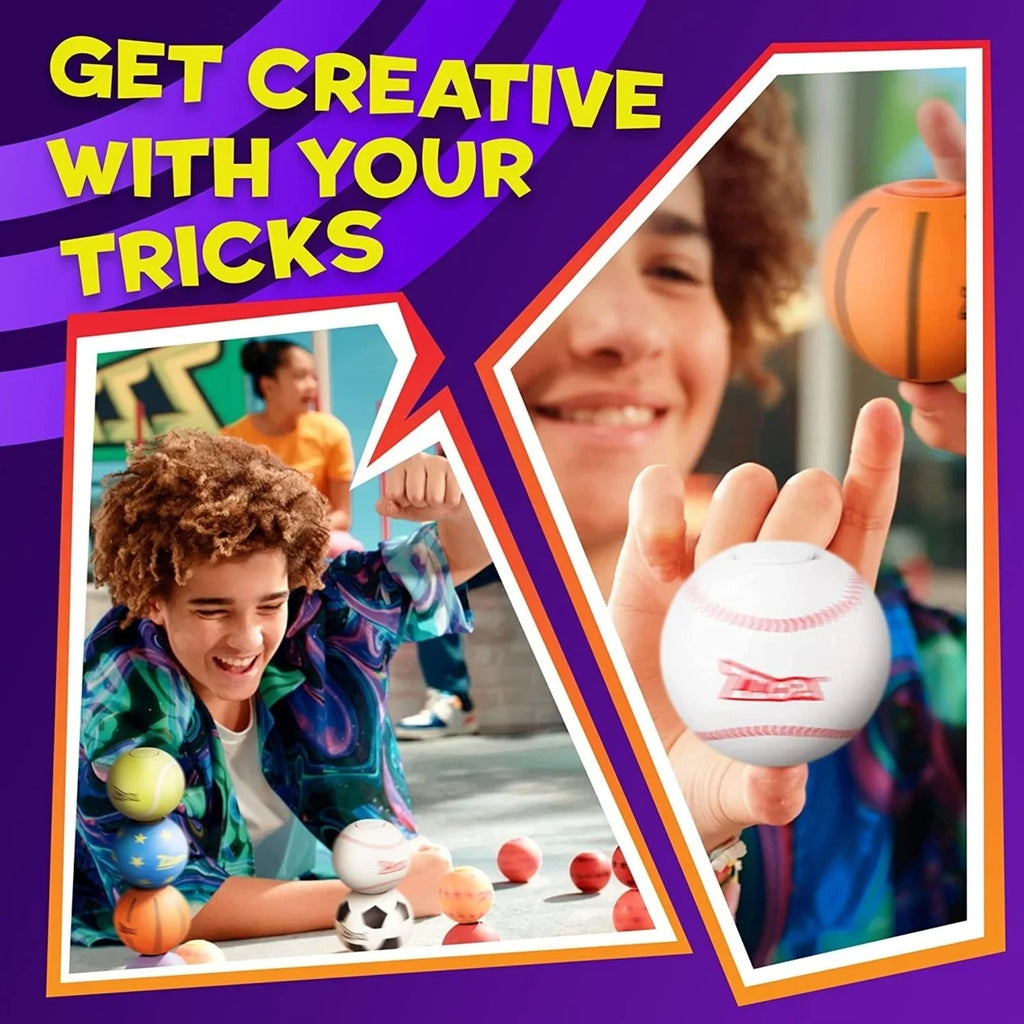 Fidget Stress Ball Mini Baseball Spin Bounce Toy X97217