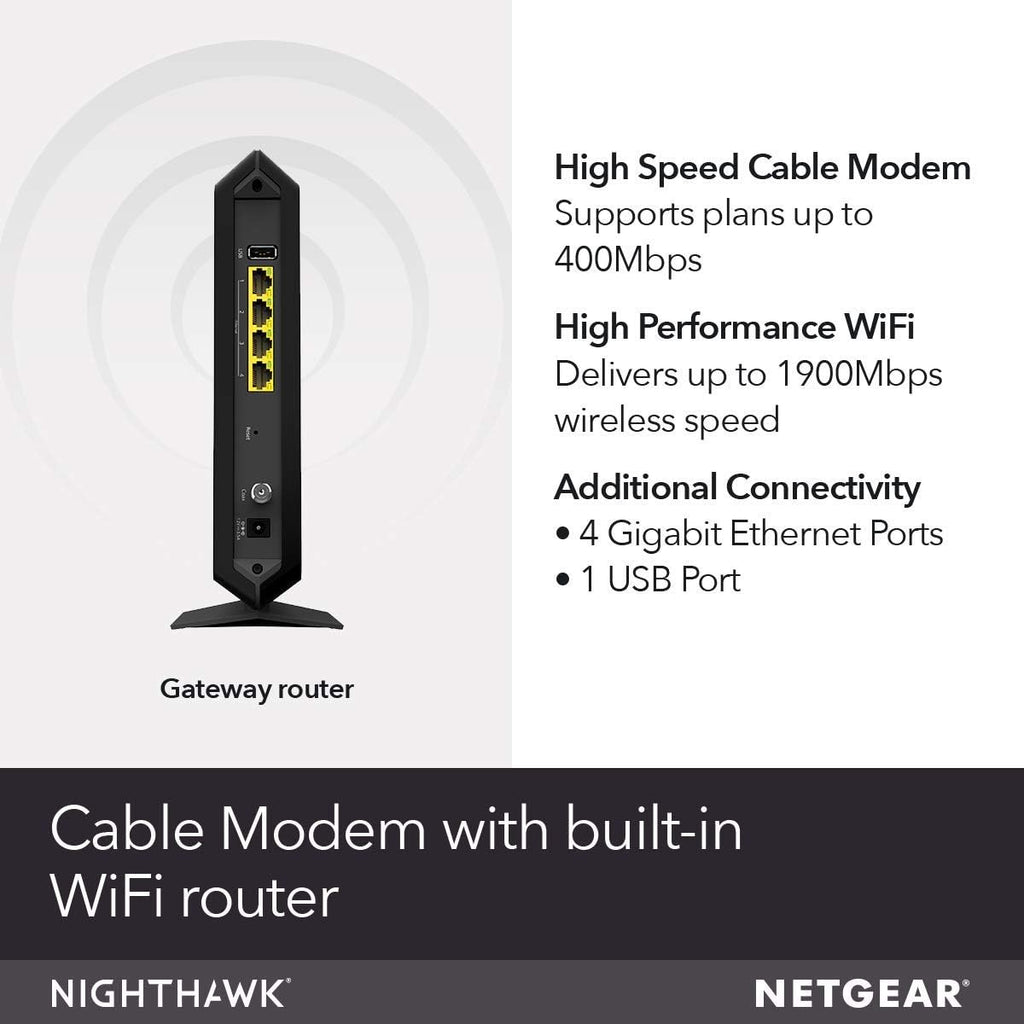 Cable Modem WiFi Router Combo N579520