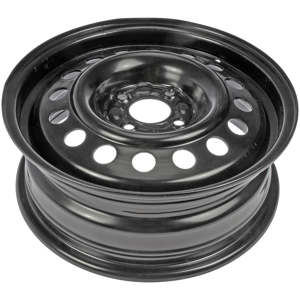 Steel 15 x 5.5-inch 4-Lug Black Wheel Rim B7364