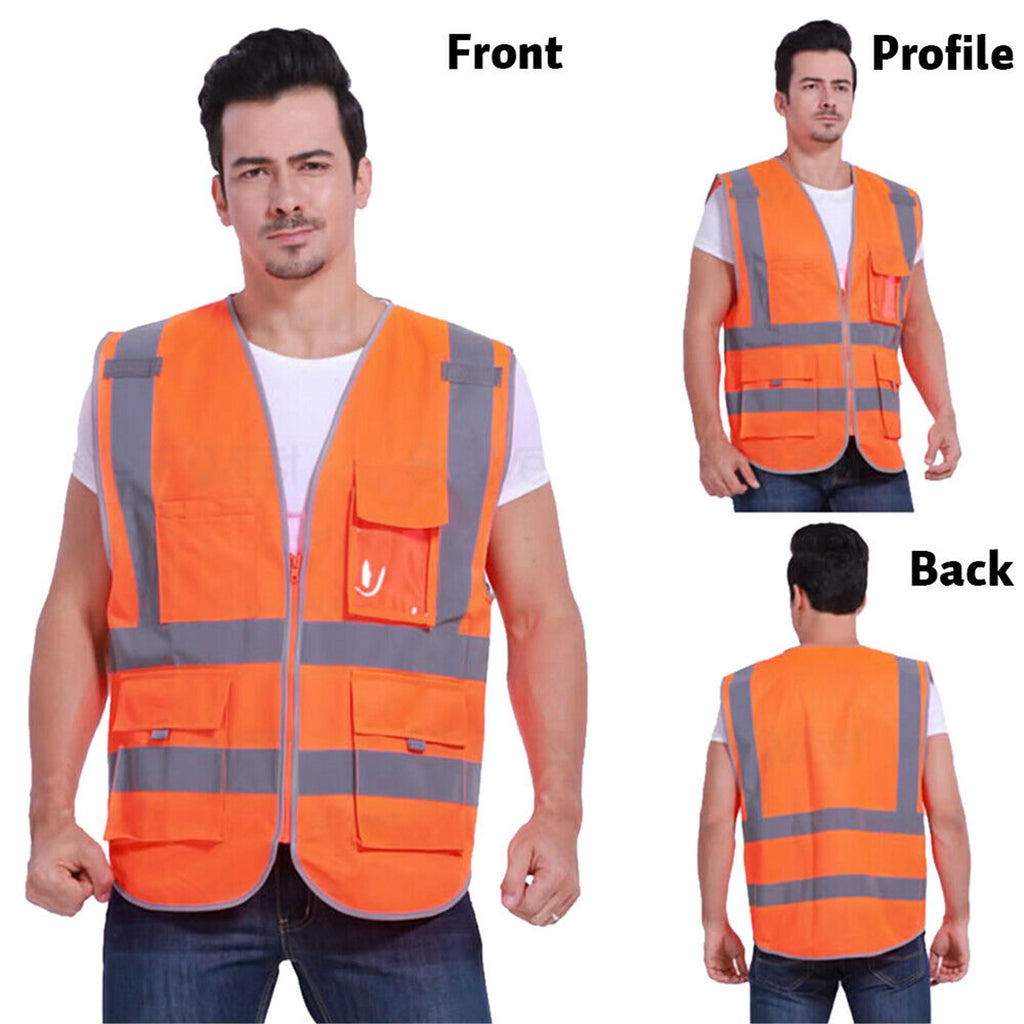 Safety Orange M Size 4 Pack Safety Vest G440038