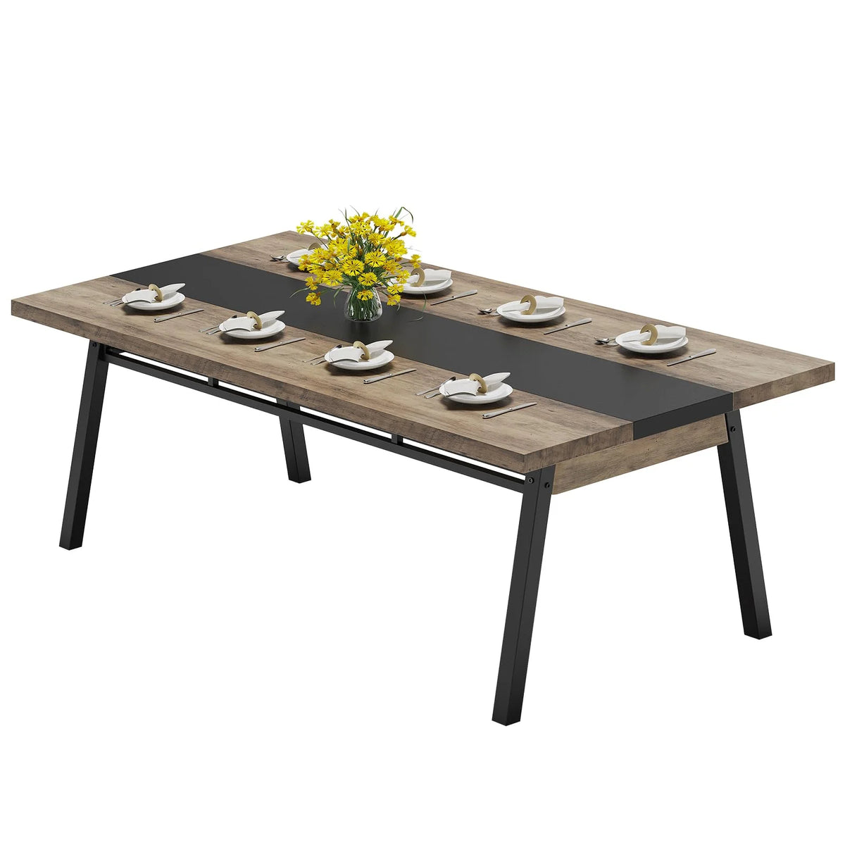 Chestnut Dining Table with 2 Drawers K2697