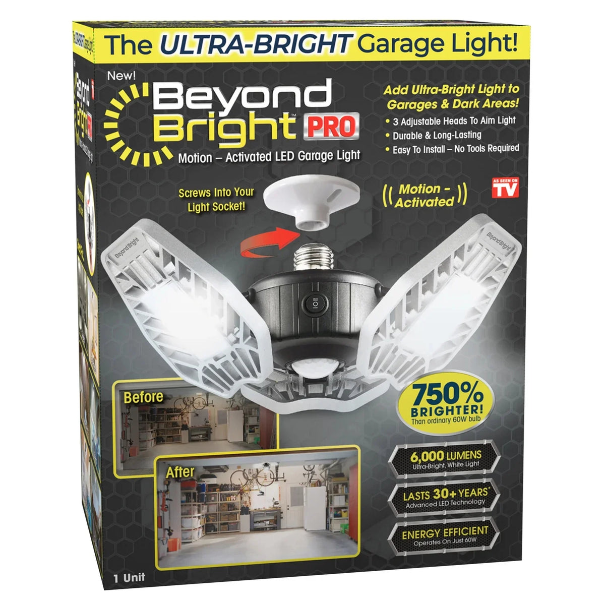LED Garage Light Motion Activated Y107604