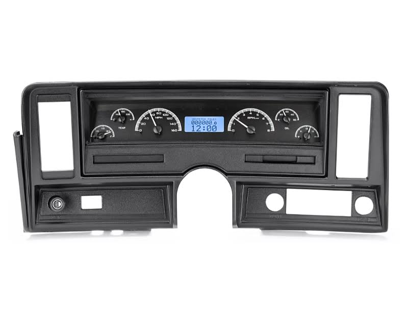 Black Alloy Style Face Blue Display Chevrolet Nova 1969-1976 K145