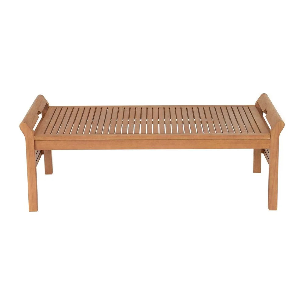 Eucalyptus Wood Outdoor Rectangle Coffee Table C698634