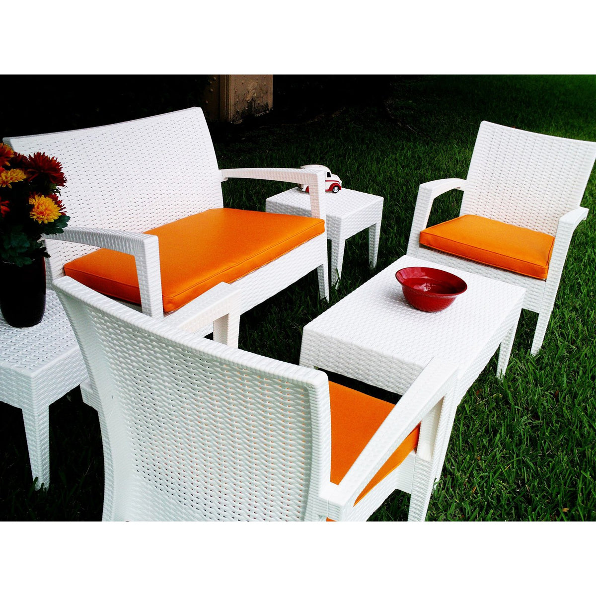 6 Piece Patio Sofa Set in Dark Gray M1512
