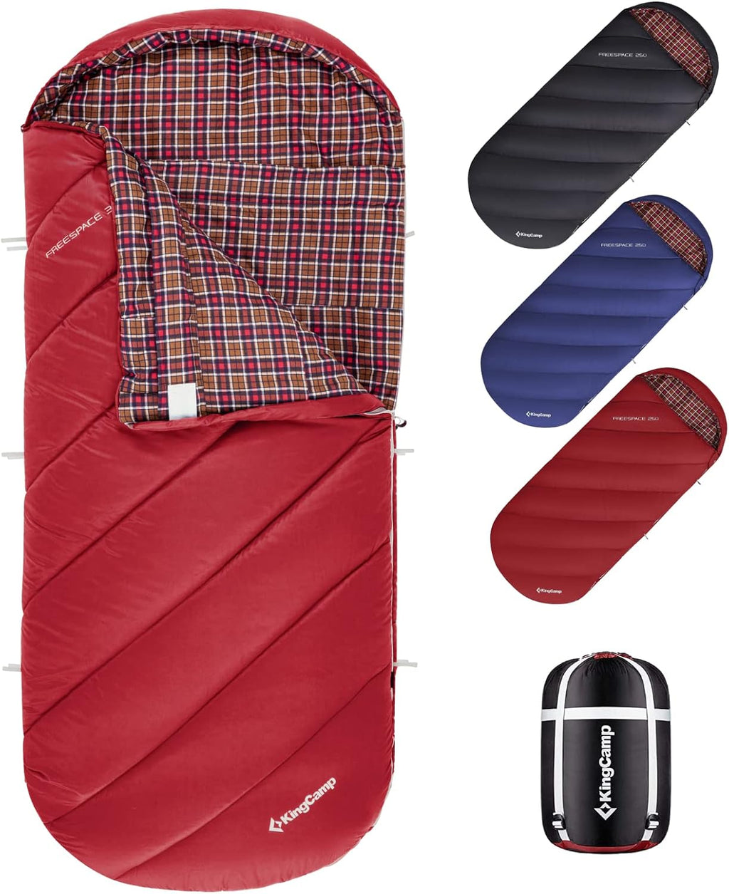 100% Cotton Flannel XL Sleeping Bag A8886