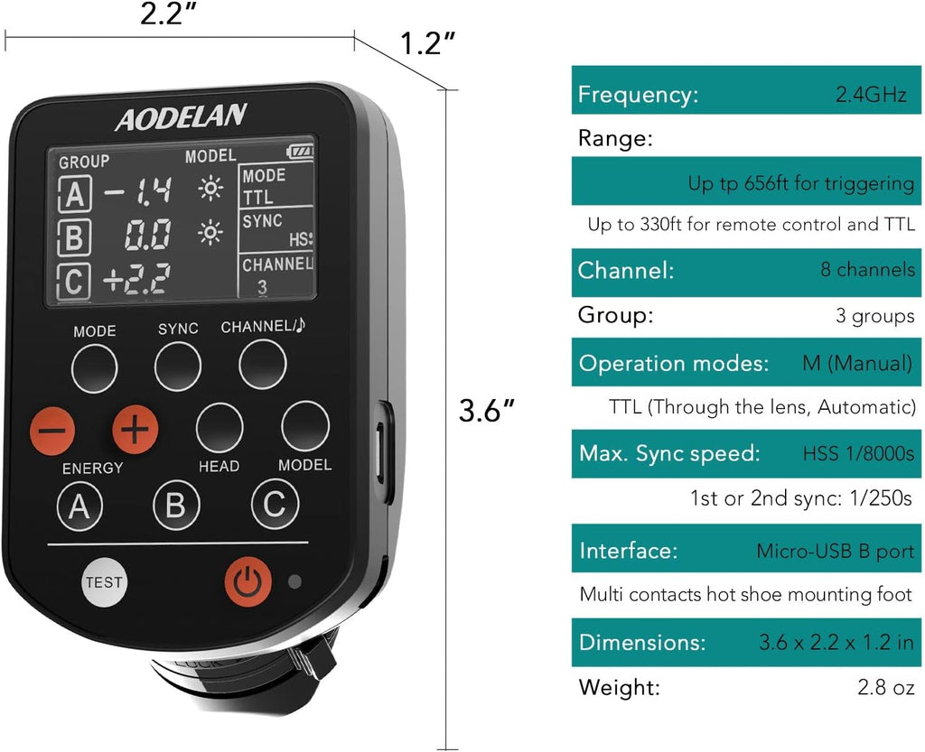TTL Flash Trigger for Fujifilm Cameras W685019