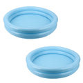 2Pcs Portable Inflatable Pool Plastic Sand Boxes O45281
