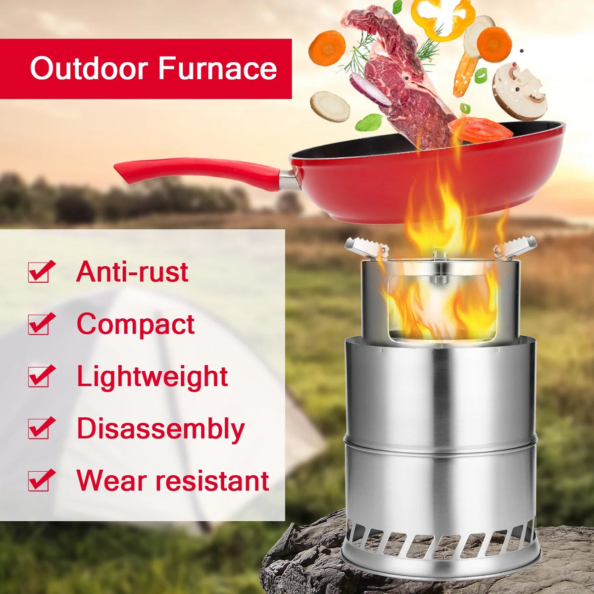 Portable Wood Stove C412