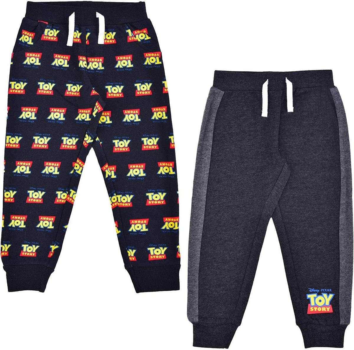 Grey/Black Boys Jogger Pants Set with Toy Story Print Q959