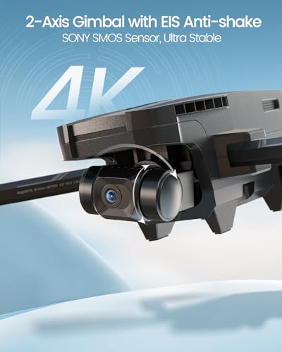 GPS Drones with Camera 4K, 2-Axis Gimbal, Brushless Motor, FPV Drone G460