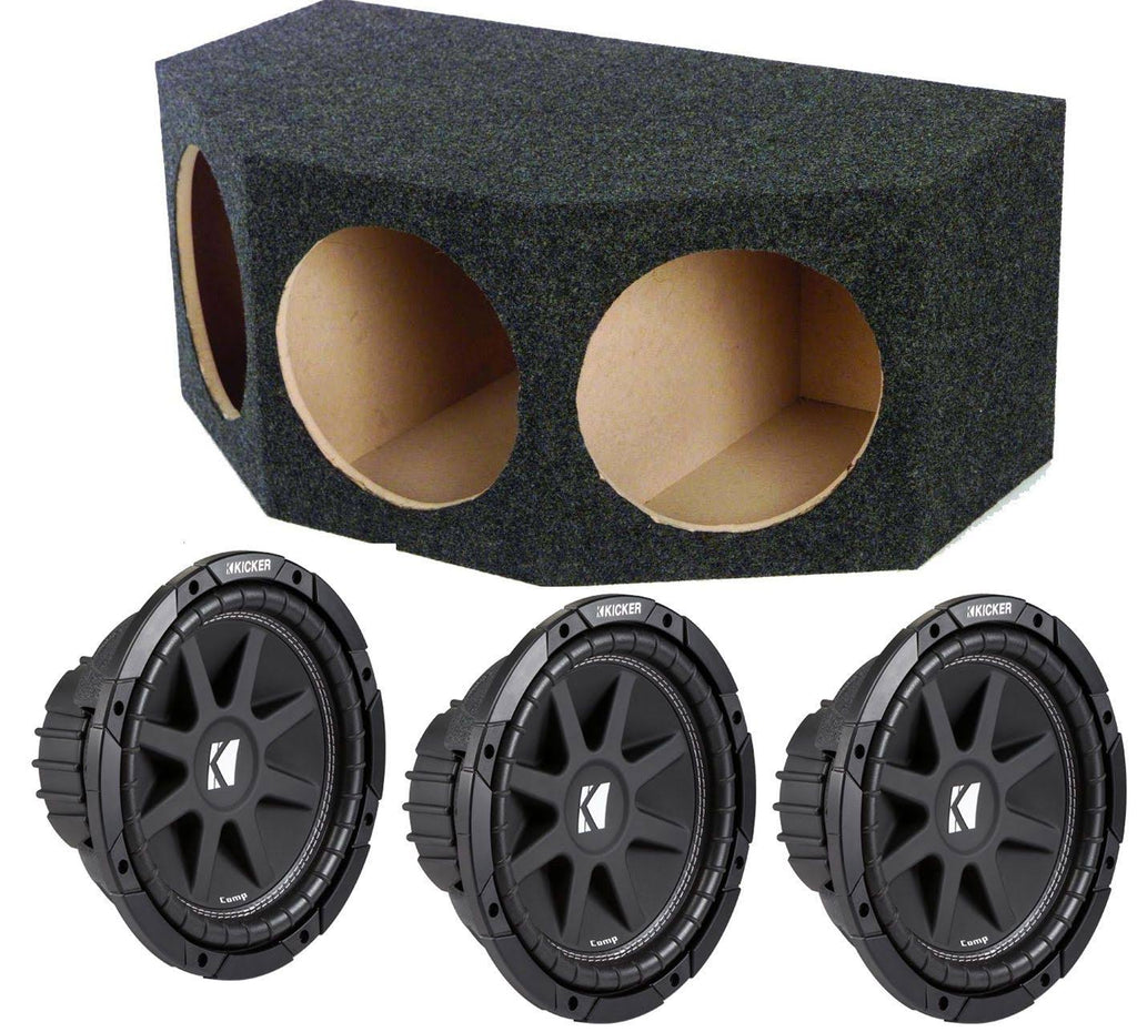 12 inch 900 Watt Car Subs + Sealed Car Enclosure Box H151355
