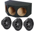 12 inch 900 Watt Car Subs + Sealed Car Enclosure Box H151355