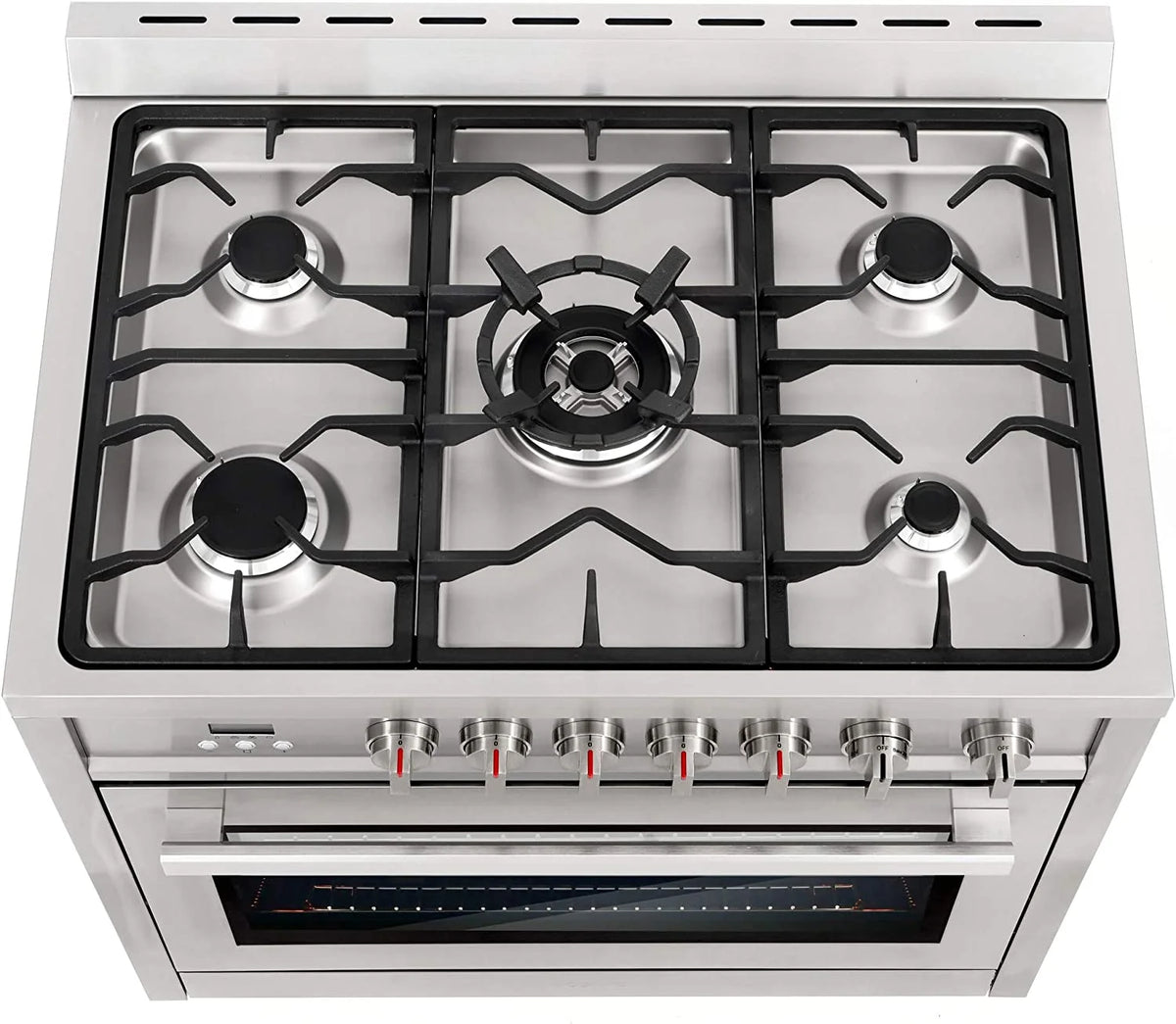 36-in 5 Burners 3.8-cu ft Convection Oven Freestanding Gas Range W7444