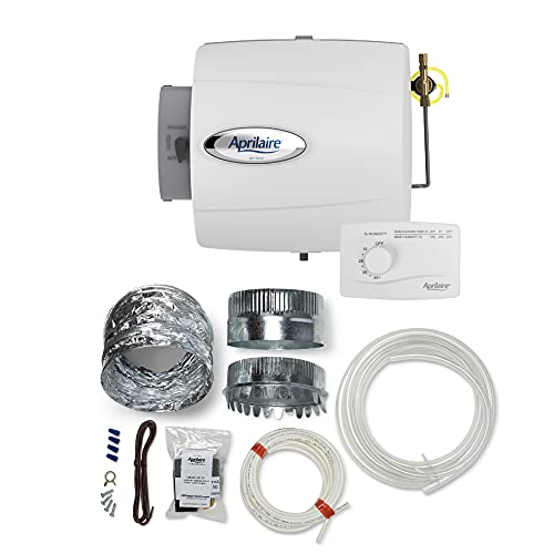 Whole Home Humidifier with Manual Control and Bypass Humidifier Installation Kit, Compact Furnace Humidifier Z858209