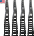 Black 5 FT Steel E-Track Rails 4 Pack L902