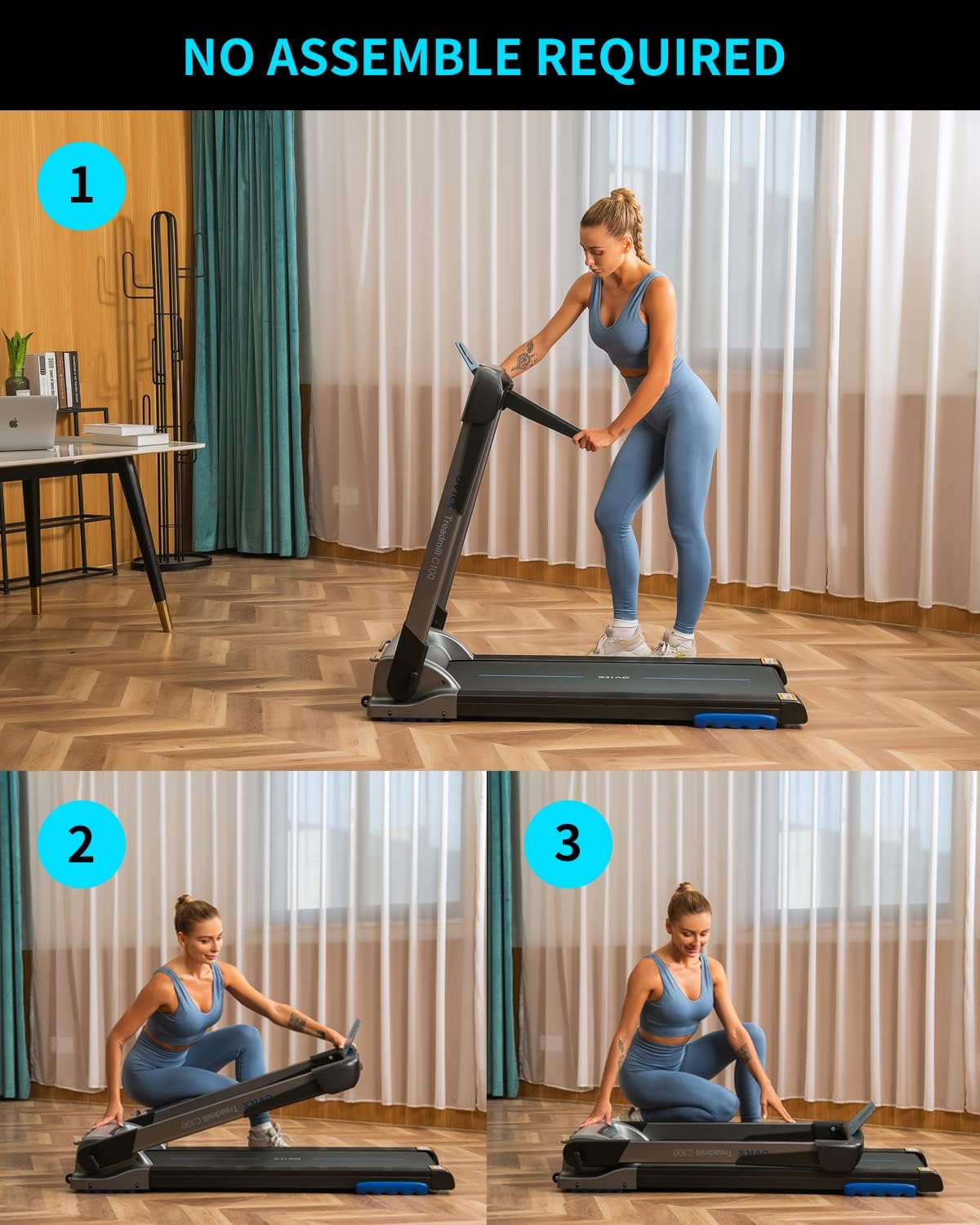 Folding Treadmill with App F98527