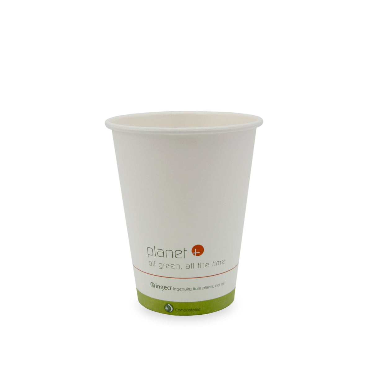 100% Compostable Pla Laminated Hot Cup 12-Ounce 1000-Count Case W400