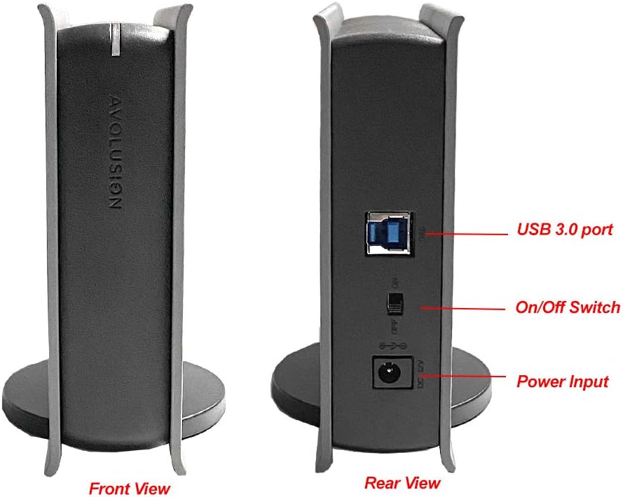 8TB USB 3.0 External Hard Drive (Grey) M885