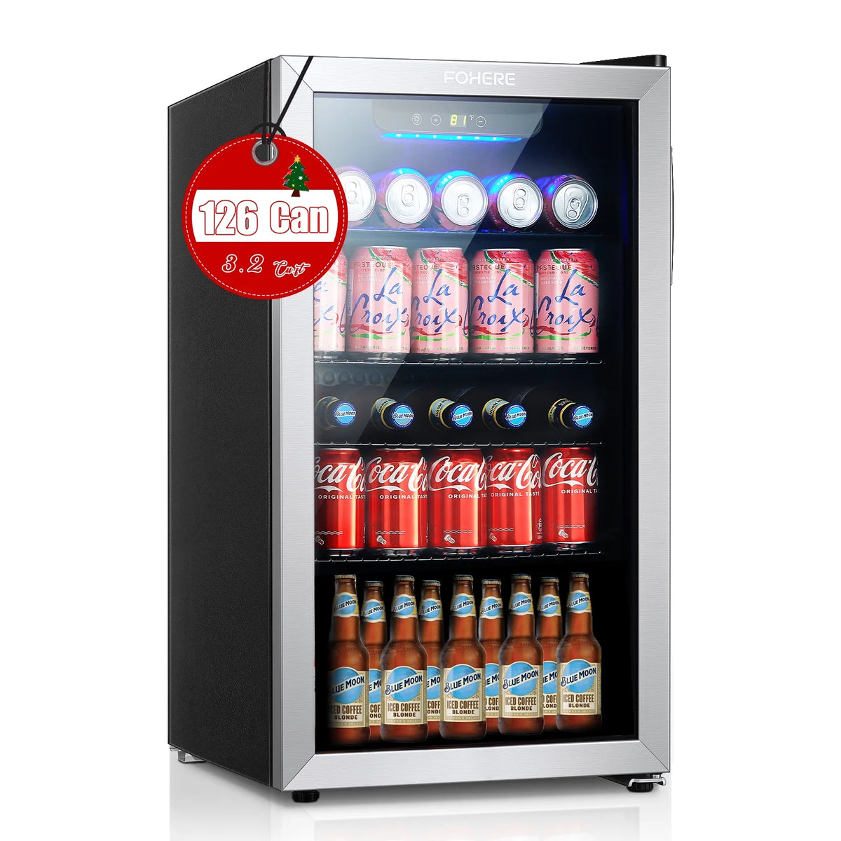 126 Can 3.2 Cu.ft Beverage Refrigerator Cooler M5026