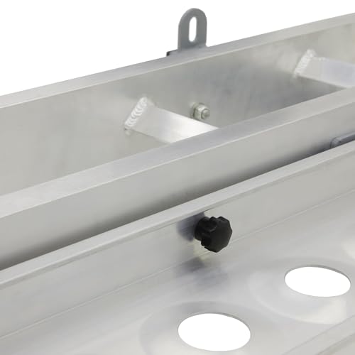 Lightweight Aluminum Motorcycle Hitch Carrier with Loading Ramp L48179