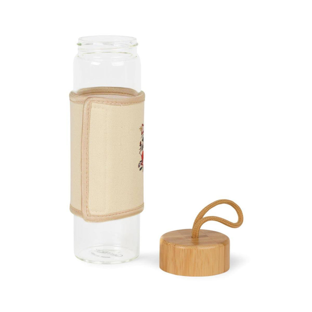 18.5 oz Printed Bamboo Glass Bottle T840