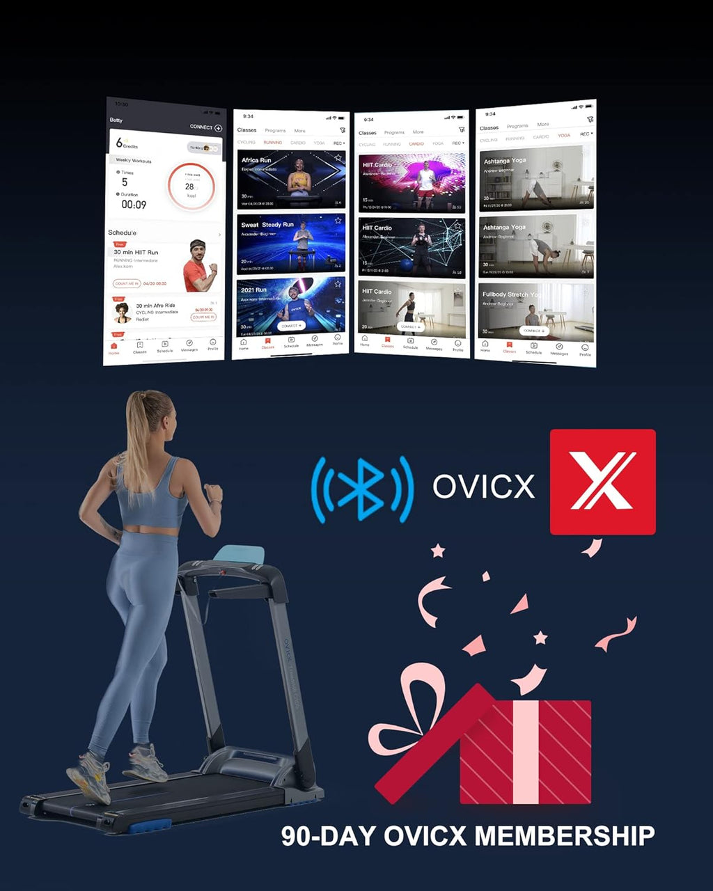 Folding Treadmill with App F98527