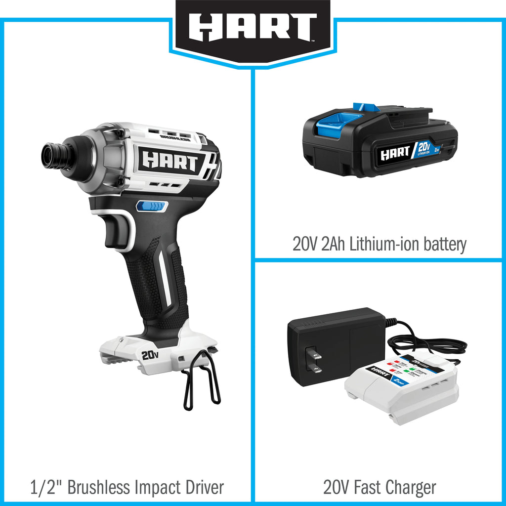 20-Volt Brushless Impact Driver Kit Q323591