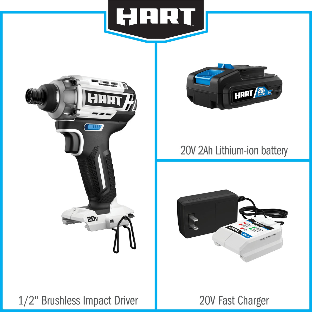 20-Volt Brushless Impact Driver Kit Q323591