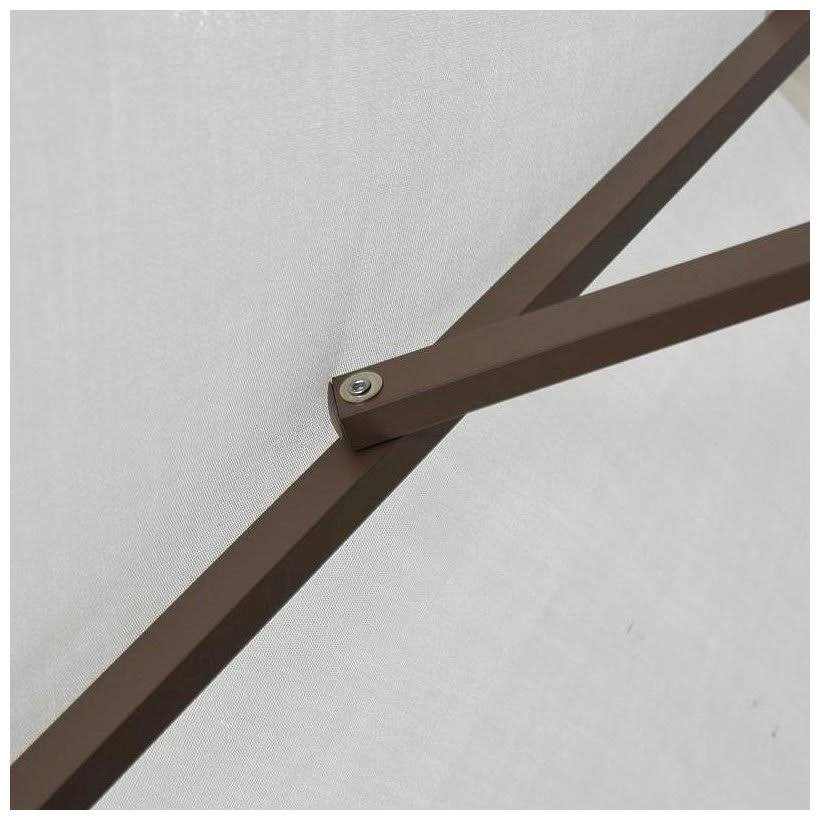 9 ft. Aluminum Push Button Tilt Market Umbrella, Beige Z3720