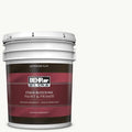 5 gal. Ultra Pure White Flat Exterior Paint u0026 Primer J15003