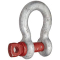 Galvanized Carbon Steel Screw Pin Anchor Shackle, 4-3/4 Ton Working Load Limit, 3/4 inch N8767