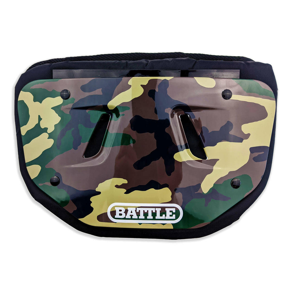 Chrome Green Camo Football Back Plate R837872