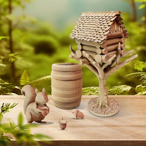 Dual Color Wood PLA Filament 1.75mm 1KG P8753