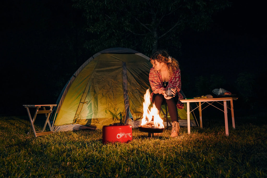 Big Red Campfire with 10-Foot Propane Hose U91944