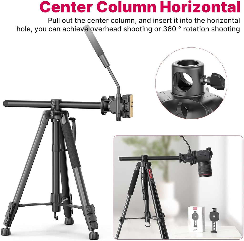 72" Professional Overhead Tripod with Fluid Head N8265