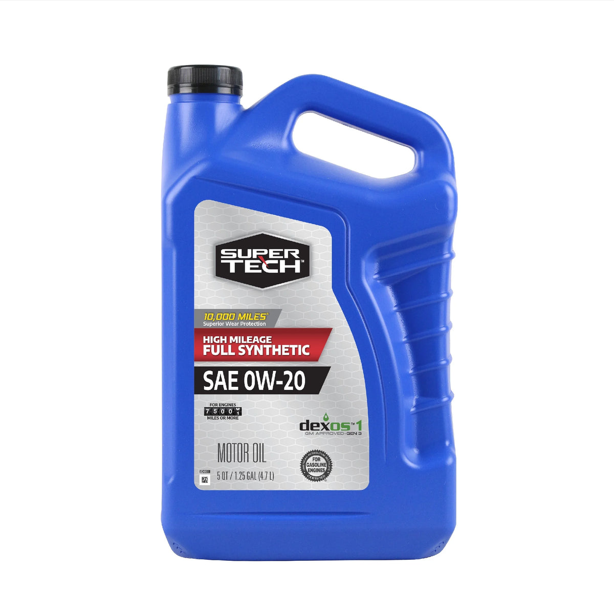 0W-20 Full Synthetic Motor Oil, 5 Quarts U2173