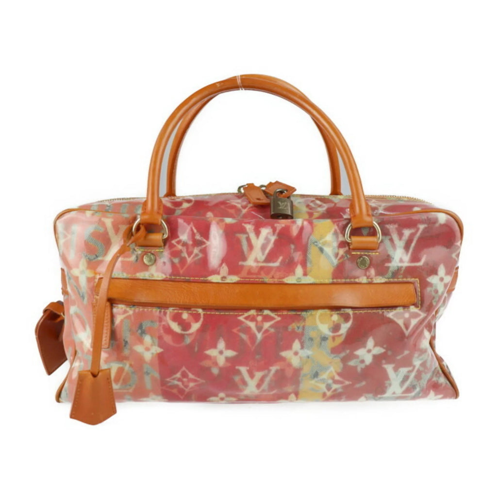 Pre-Owned Coated Canvas Leather Handbag M24239