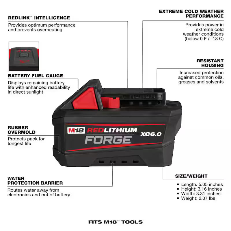 18V Lithium-Ion 6.0 Ah Battery Pack Q947