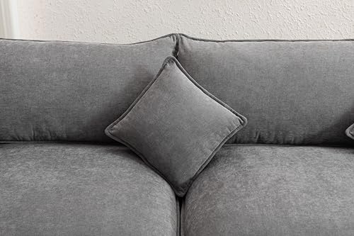 Beige U Shaped Modular Sectional Sofa with Double Chaises and 4 Pillows F162166