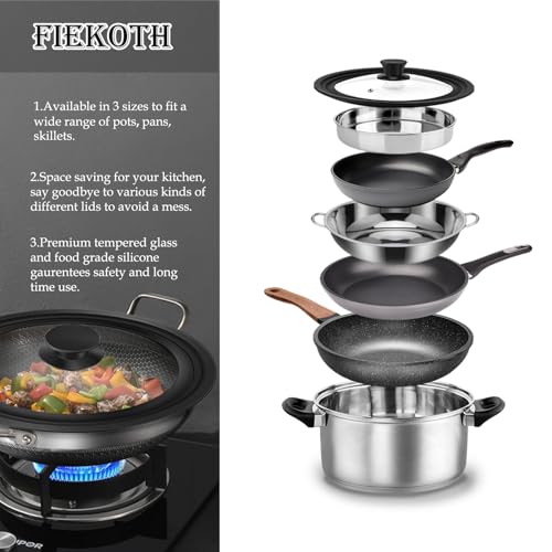 Silicone Lid for Pots, Pans and Skillets 7" to 12" K2862