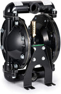 Air-Operated Double Diaphragm Pump, 1 inch Inlet & Outlet, Aluminum, 35 GPM Max 120PSI O3681