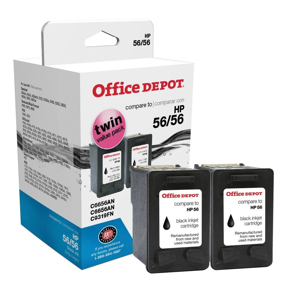 Black Ink Cartridge Pack of 2 Z9598